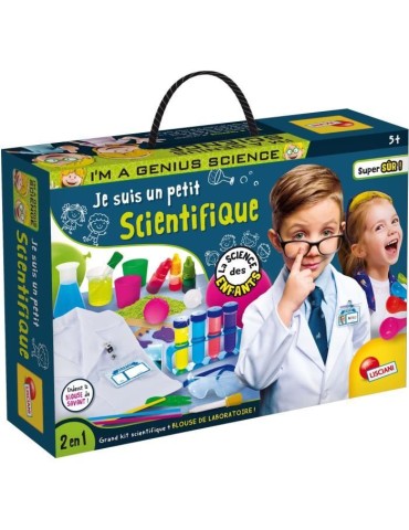 Jeu scientifique pour enfants - LISCIANI - Génius Science - Je suis un petit scientifique - A partir de 5 ans
