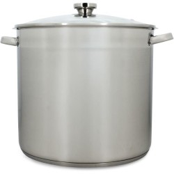 Marmite avec couvercle - MENASTYL - 4615451 - En acier inoxydable - 17