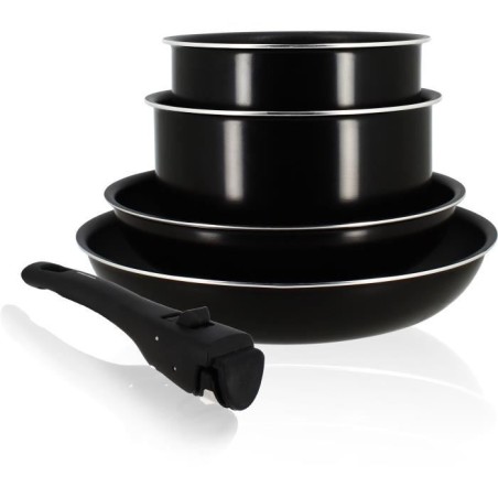 Batterie de cuisine - Induction - MENASTYL - 6020437 - Aluminium antia