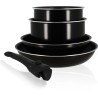 Batterie de cuisine - Induction - MENASTYL - 6020437 - Aluminium antia