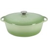 Cocotte - MENASTYL - 6020072 - Ronde - En fonte acier émaillé - Vert