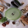 Cocotte - MENASTYL - 6020072 - Ronde - En fonte acier émaillé - Vert