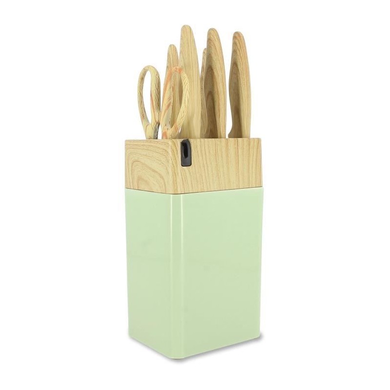 Bloc de couteaux 6 pieces - MENASTYL - 5041060 - Lame céramique - En Bloc de couteaux 6 pieces - MENASTYL - 5041060 - Lame céramique - En