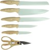 Bloc de couteaux 6 pieces - MENASTYL - 5041060 - Lame céramique - En