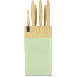 Bloc de couteaux 6 pieces - MENASTYL - 5041060 - Lame céramique - En