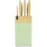 Bloc de couteaux 6 pieces - MENASTYL - 5041060 - Lame céramique - En