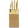 Bloc de couteaux 6 pieces - MENASTYL - 5041064 - Lame céramique - En