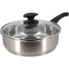 Sauteuse - MENASTYL - 6020248 - En acier inoxydable - 28 cm - Tous feu