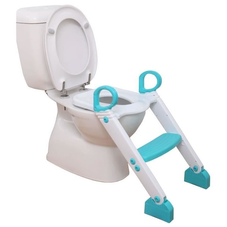 Réducteur de WC - DREAMBABY - STEP-UP - Siege d'apprentissage de la propreté - 2 étages réglables - Aqua Réducteur de WC - DREAMBABY - STEP-UP - Siege d'apprentissage de la propreté - 2 étages réglables - Aqua