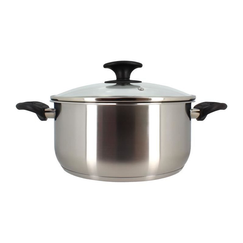 Faitout - MENASTYL - 6020256 - En acier inoxydable - 24 cm - Tous feux Faitout - MENASTYL - 6020256 - En acier inoxydable - 24 cm - Tous feux