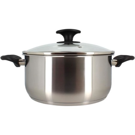 Faitout - MENASTYL - 6020256 - En acier inoxydable - 24 cm - Tous feux