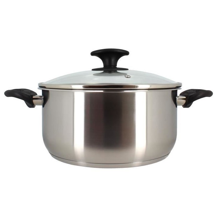 Faitout - MENASTYL - 6020256 - En acier inoxydable - 24 cm - Tous feux dont induction Faitout - MENASTYL - 6020256 - En acier inoxydable - 24 cm - Tous feux dont induction