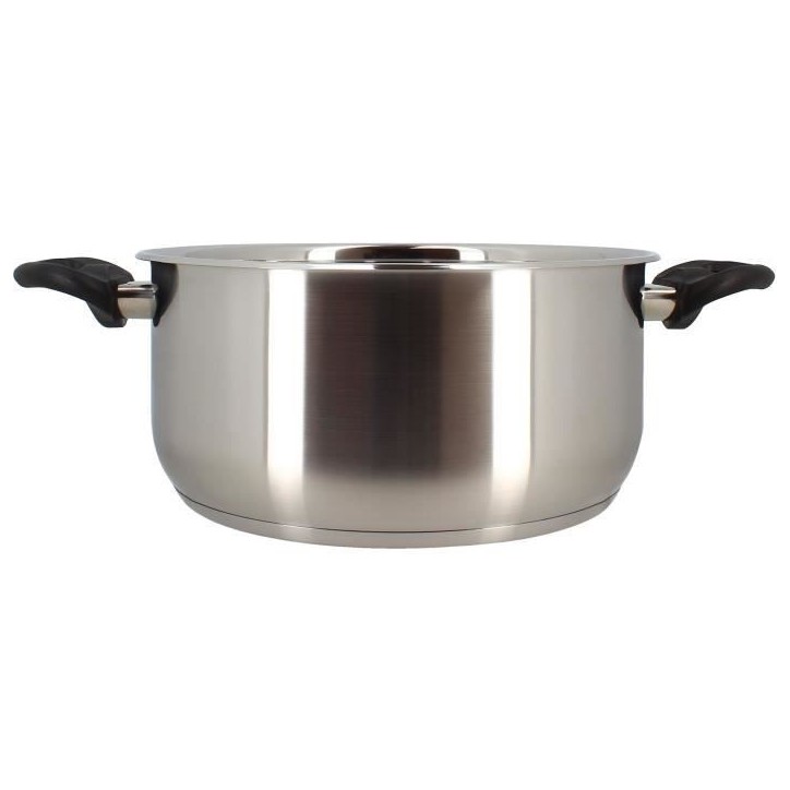Faitout - MENASTYL - 6020256 - En acier inoxydable - 24 cm - Tous feux dont induction Faitout - MENASTYL - 6020256 - En acier inoxydable - 24 cm - Tous feux dont induction