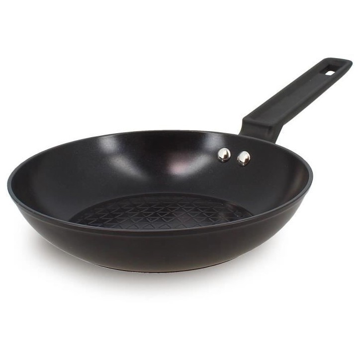 Poele - MENASTYL - 6020635 - En aluminium forgé - 20 cm - Noir - Tous feux dont induction Poele - MENASTYL - 6020635 - En aluminium forgé - 20 cm - Noir - Tous feux dont induction