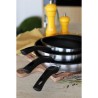 Poele - MENASTYL - 6020244 - En acier inoxydable - 20 cm - Tous feux d