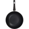 Wok - MENASTYL - 6020252 - En acier inoxydable - 28 cm - Tous feux don