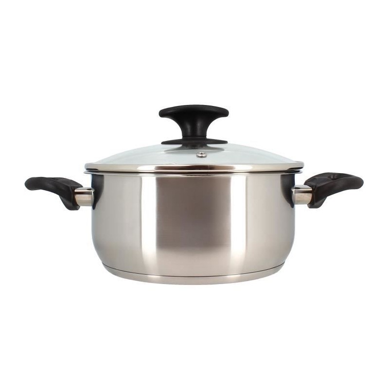 Faitout - MENASTYL - 6020255 - En acier inoxydable - 20 cm - Tous feux Faitout - MENASTYL - 6020255 - En acier inoxydable - 20 cm - Tous feux
