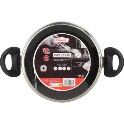 Faitout - MENASTYL - 6020255 - En acier inoxydable - 20 cm - Tous feux