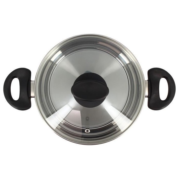 Faitout - MENASTYL - 6020255 - En acier inoxydable - 20 cm - Tous feux dont induction Faitout - MENASTYL - 6020255 - En acier inoxydable - 20 cm - Tous feux dont induction