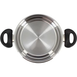 Faitout - MENASTYL - 6020255 - En acier inoxydable - 20 cm - Tous feux