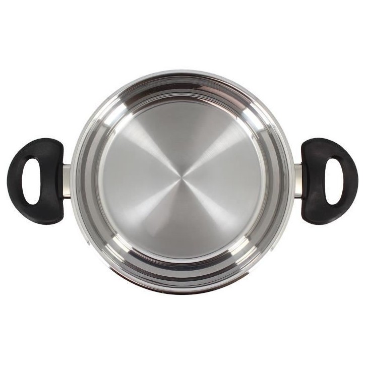 Faitout - MENASTYL - 6020255 - En acier inoxydable - 20 cm - Tous feux dont induction Faitout - MENASTYL - 6020255 - En acier inoxydable - 20 cm - Tous feux dont induction