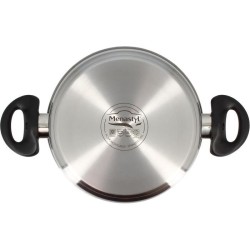 Faitout - MENASTYL - 6020255 - En acier inoxydable - 20 cm - Tous feux