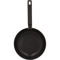 Poele - MENASTYL - 6020636 - En aluminium forgé - 24 cm - Noir - Tous