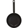 Poele - MENASTYL - 6020636 - En aluminium forgé - 24 cm - Noir - Tous