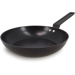 Poele - MENASTYL - 6020636 - En aluminium forgé - 24 cm - Noir - Tous