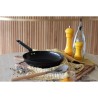 Poele - MENASTYL - 6020636 - En aluminium forgé - 24 cm - Noir - Tous