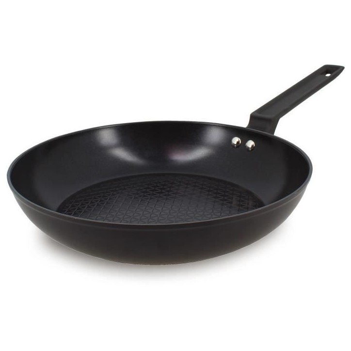 Poele - MENASTYL - 6020637 - En aluminium forgé - 26 cm - Noir - Tous feux dont induction