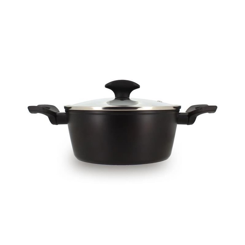 Faitout - MENASTYL - 6020646 - En alumimium forgé - 20 cm - Noir - To Faitout - MENASTYL - 6020646 - En alumimium forgé - 20 cm - Noir - To