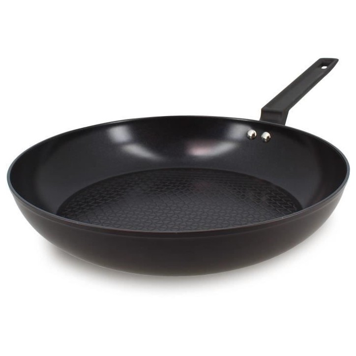 Poele - MENASTYL - 6020639 - En aluminium forgé - 30 cm - Noir - Tous feux dont induction