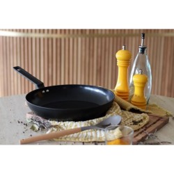 Poele - MENASTYL - 6020639 - En aluminium forgé - 30 cm - Noir - Tous