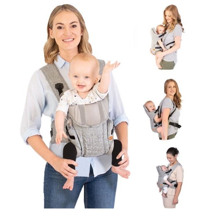 Dreambaby Porte-bébé ajustable 3-1 Oxford pour les nouveau-nés et les enfants jusqu'a 15kg - Convient a toutes les tailles