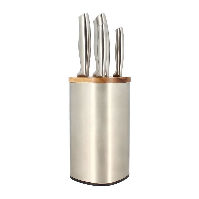 Bloc de couteaux 5 pieces - MENASTYL - 5041070 - En acier inoxydable - Bloc de couteaux 5 pieces - MENASTYL - 5041070 - En acier inoxydable -