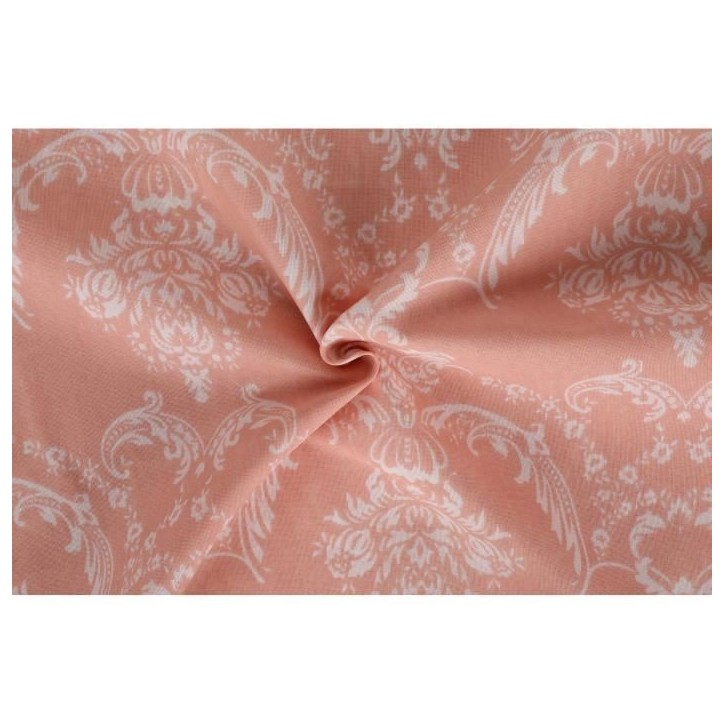 Parure de lit - 1 housse de couette 220 x 240 cm + 2 taies d'oreiller 60 x 60 cm - 65% coton, 35% polyester - Poudre Parure de lit - 1 housse de couette 220 x 240 cm + 2 taies d'oreiller 60 x 60 cm - 65% coton, 35% polyester - Poudre