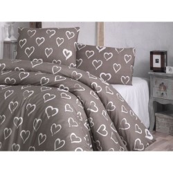 Parure de lit - 1 housse de couette 220 x 240 cm + 2 taies d'oreiller