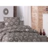 Parure de lit - 1 housse de couette 220 x 240 cm + 2 taies d'oreiller