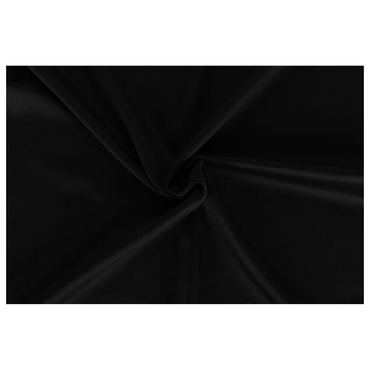 Parure de lit - 1 housse de couette 220 x 240 cm + 2 taies d'oreiller 60 x 60 cm - Satiné 100% coton - Noir Parure de lit - 1 housse de couette 220 x 240 cm + 2 taies d'oreiller 60 x 60 cm - Satiné 100% coton - Noir