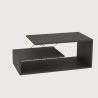 Table basse - CAYENNE - Rectangulaire - Anhtracite - 100 x 50 x 40 cm
