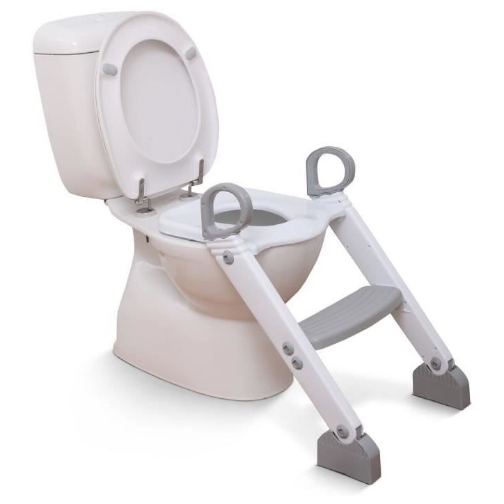 Réducteur de WC - DREAMBABY - STEP-UP - Siege d'apprentissage de la propreté - 2 étages réglables - Gris Réducteur de WC - DREAMBABY - STEP-UP - Siege d'apprentissage de la propreté - 2 étages réglables - Gris