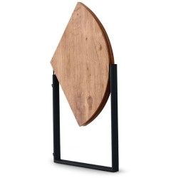 Table a manger - YAPRAK - Pin Atlantique - Ronde - 4 personnes - 100 x