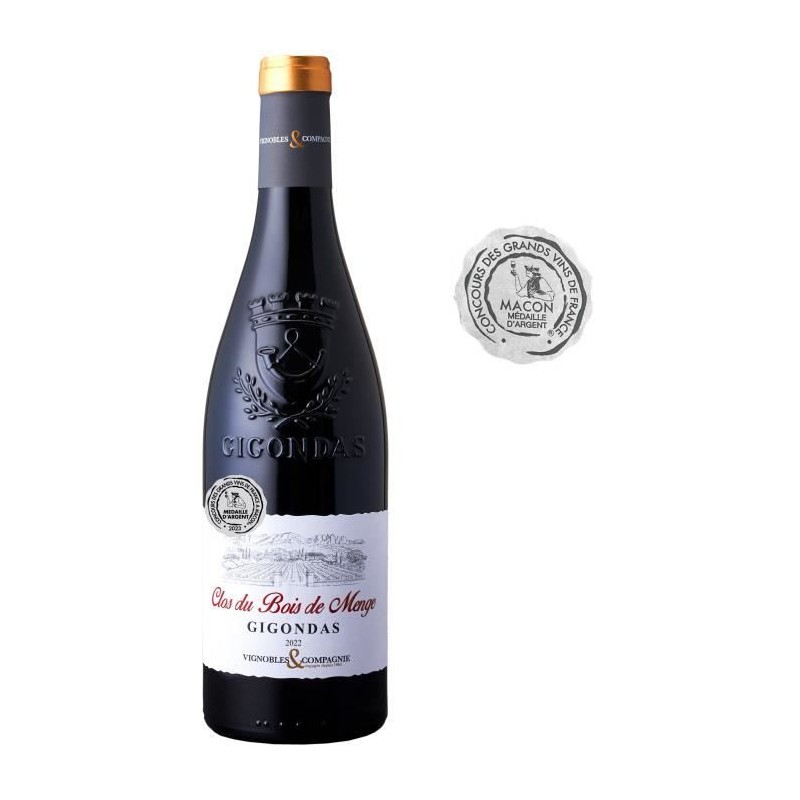 Clos du Bois de Menge 2022 Gigondas - Vin rouge de la Vallée du Rhôn Clos du Bois de Menge 2022 Gigondas - Vin rouge de la Vallée du Rhôn