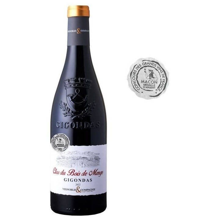 Clos du Bois de Menge 2022 Gigondas - Vin rouge de la Vallée du Rhône