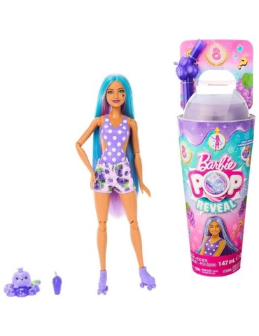 Poupée mannequin Barbie Pop Reveal Raisin - Barbie - HNW44 - 8 surprises