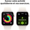 Apple Watch SE 3 GPS + Cellular - 44mm - Boîtier Starlight Aluminiu