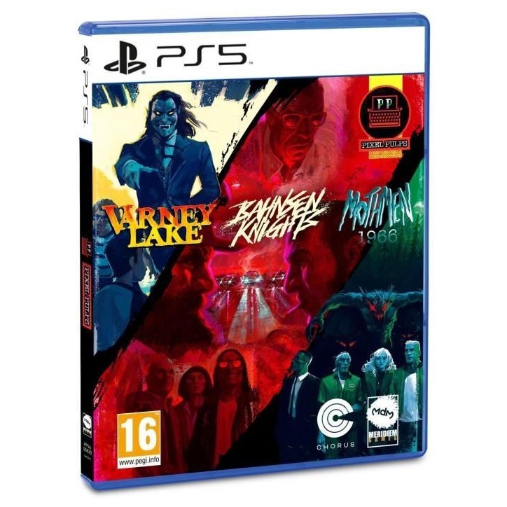 The Pixel Pulps Collection - Jeu PS5 - Special Edition - Aventure - 16+ - En boîte The Pixel Pulps Collection - Jeu PS5 - Special Edition - Aventure - 16+ - En boîte