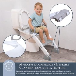 Réducteur de WC - DREAMBABY - STEP-UP - Siege d'apprentissage de la p
