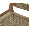 Fauteuil de jardin bas en bois d'Acacia FSC et en corde - MERIDA - Bei